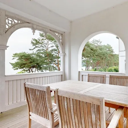 Fewo Direkt Am Strand Mit Balkon Und Meerblick, Villa Seeblick, Binz Апартаменты Остзебад Бинц
